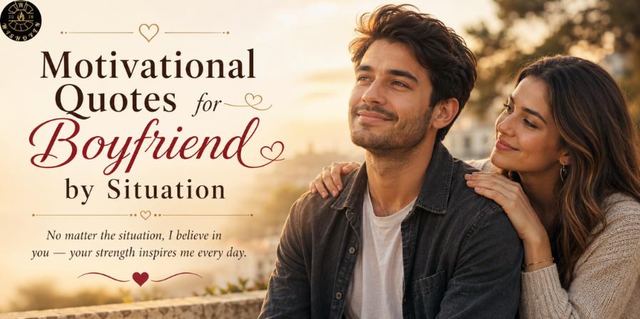 Motivational Quotes for Boyfriend by Situation