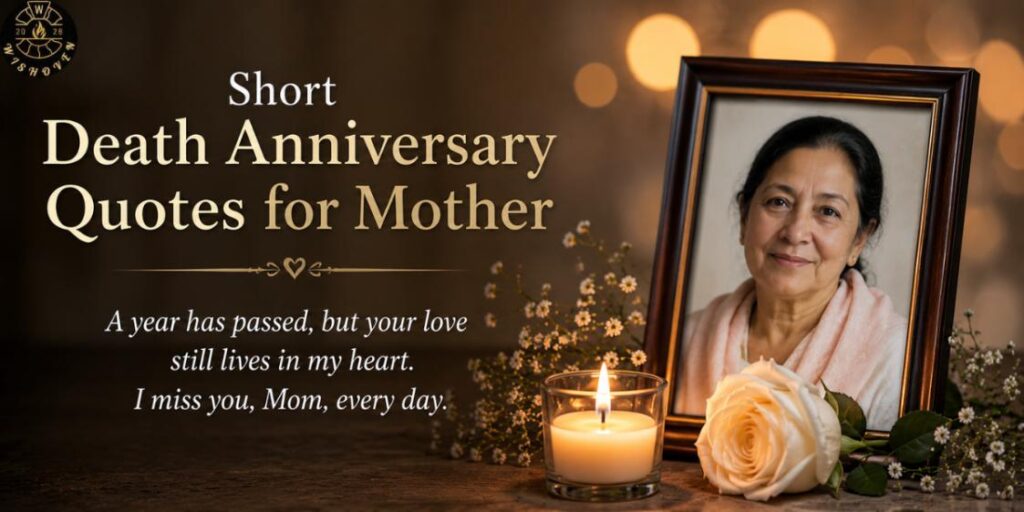 Short Death Anniversary Quotes for Mother