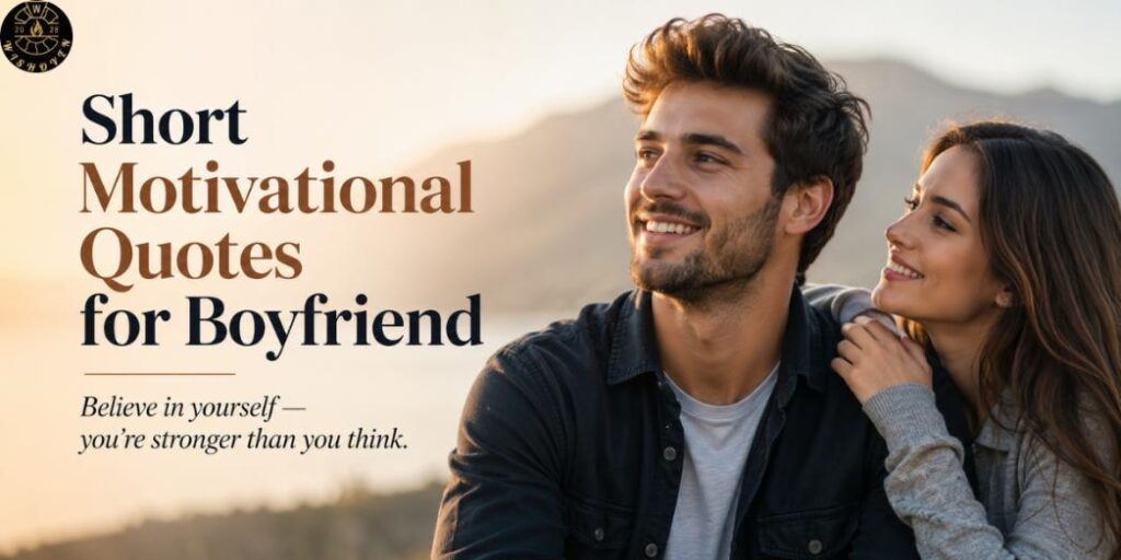 Short Motivational Quotes for Boyfriend