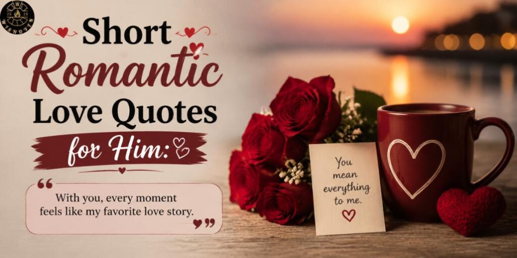 Short Romantic Love Quotes for Him