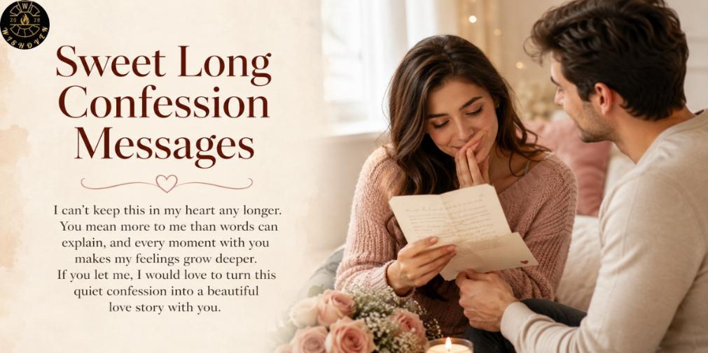 Sweet Long Confession Messages