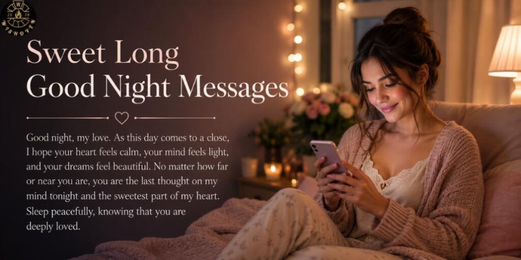 Sweet Long Good Night Messages