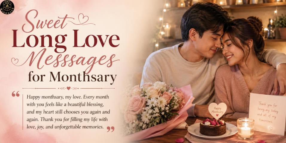 Sweet Long Love Messages for Monthsary