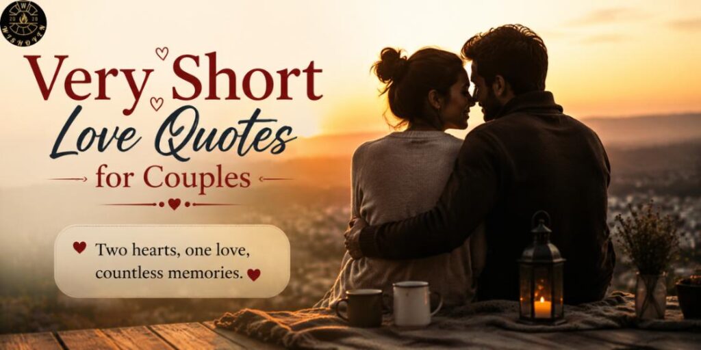Very Short Love Quotes for Couples