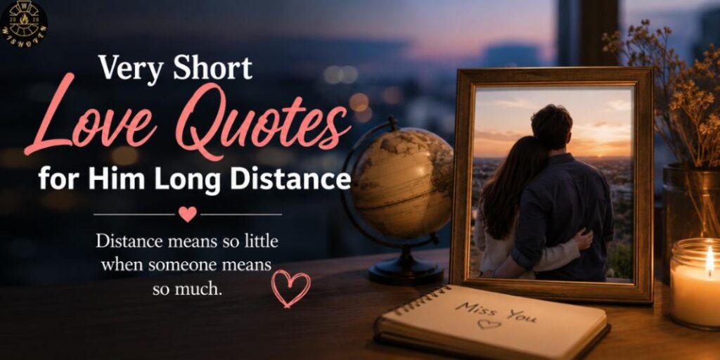 Very Short Love Quotes for Him Long Distance
